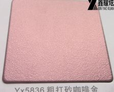 Yx5836 粗打砂咖啡金不銹鋼