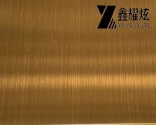 Yx7801 發紋黃銅金不銹鋼板