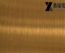 Yx7802 緞紋黃銅金不銹鋼